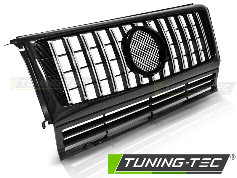 Sportgrill Schwarz/Chrom passend für Mercedes W463 90-12