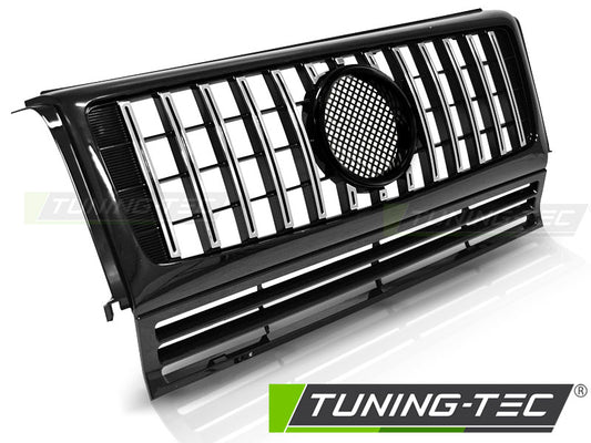 Sportgrill Schwarz/Chrom passend für Mercedes W463 90-12