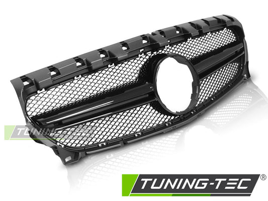 Sportgrill Schwarz glänzend Sportausführung passend für Mercedes CLA W117 13-19