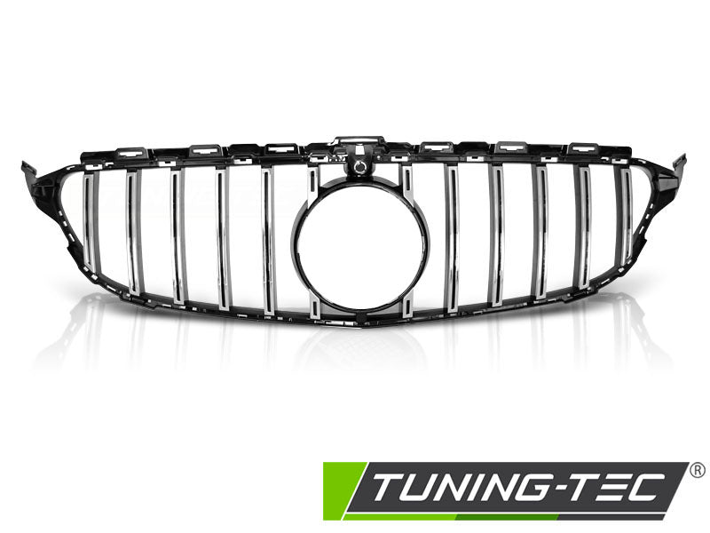 Sportgrill Schwarz/Chrom passend für Mercedes W205 18-