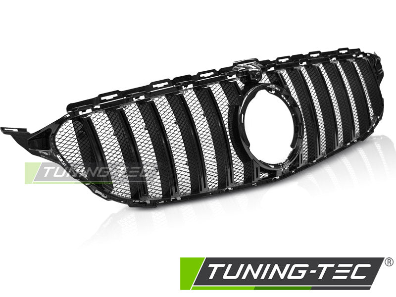 Sportgrill Schwarz glänzend passend für Mercedes W205 18-