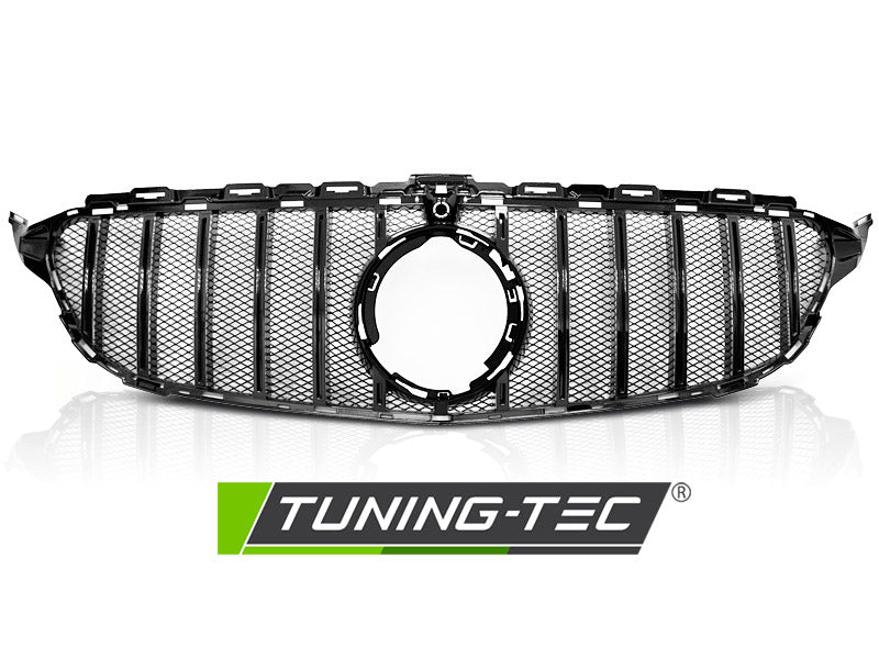 Sportgrill Schwarz glänzend passend für Mercedes W205 18-