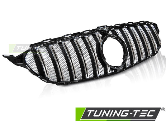Sportgrill Schwarz/Chrom passend für Mercedes W205 18-
