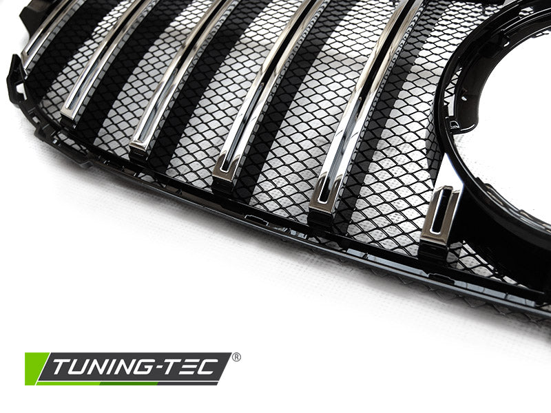 Sportgrill Schwarz/Chrom passend für Mercedes W205 18-