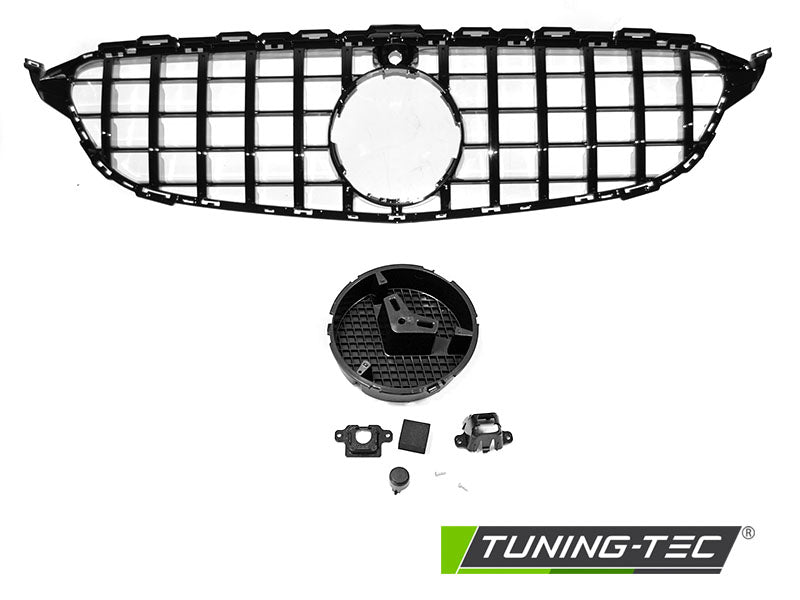 Sportgrill Schwarz glänzend passend für Mercedes W205 14-18