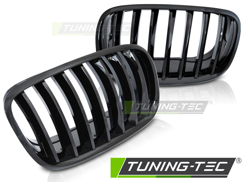 Sportgrill Schwarz glänzend passend für BMW X5 E70 X6 E71 08-