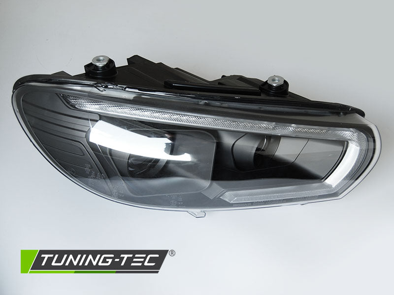 Scheinwerfer TUBE SEQ LED Schwarz passend für VW SCIROCCO 14-17