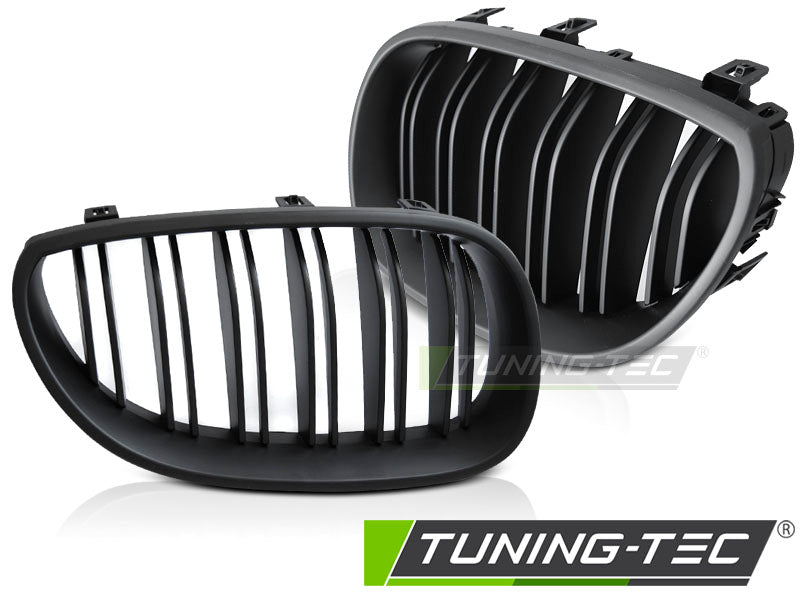 Sportgrill Sportausführung Schwarz matt passend für BMW E60 / E61 03-10