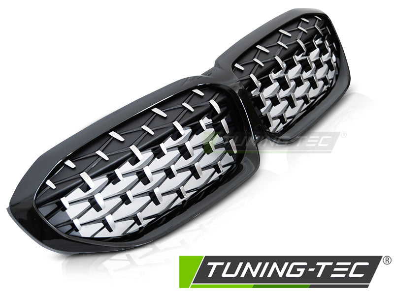Sportgrill Diamant Schwarz glänzend passend für BMW G20/G21 19-22