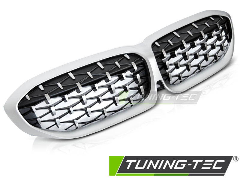 Sportgrill Diamant Silber passend für BMW G20/G21 19-22