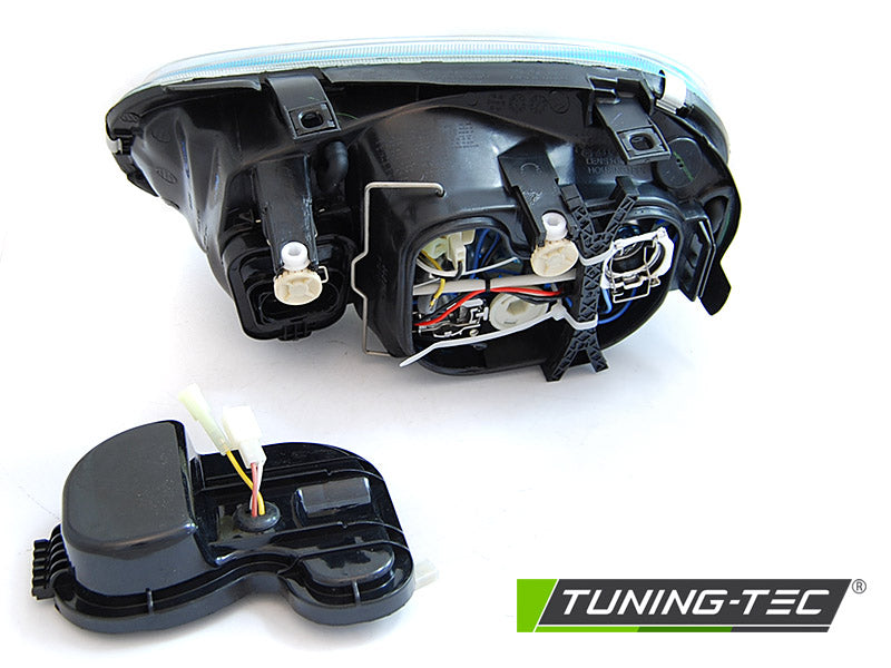 Scheinwerfer Angel Eyes BLUE passend für VW GOLF 4 09.97-09.03
