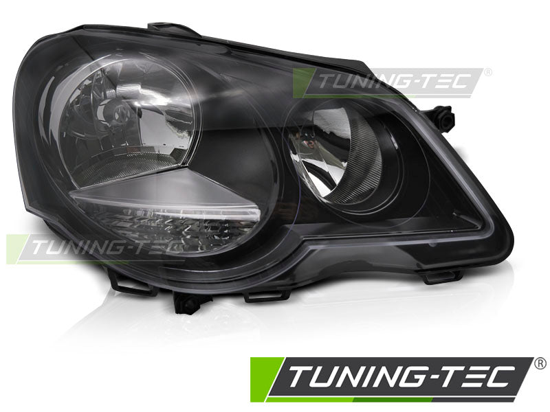 Scheinwerfer HEADLIGHT Schwarz rechte Seite TYC passend für VW POLO 9N3 05-09