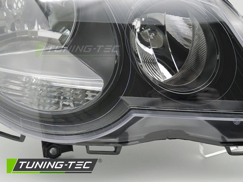 Scheinwerfer HEADLIGHT Schwarz rechte Seite TYC passend für VW POLO 9N3 05-09
