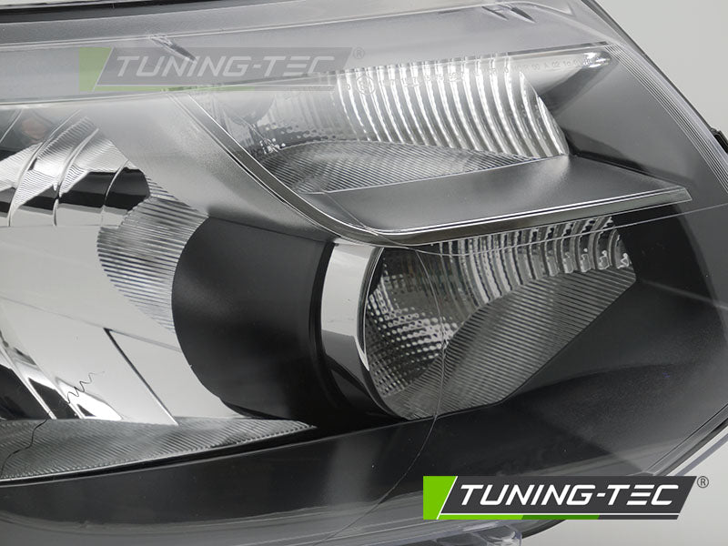Scheinwerfer HEADLIGHT Schwarz rechte Seite TYC passend für VW T5 10-15