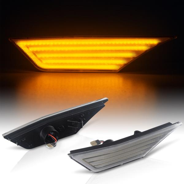 LED SEITENBLINKER Klarglas passend für HONDA Civic X | Type R ab BJ 2015-