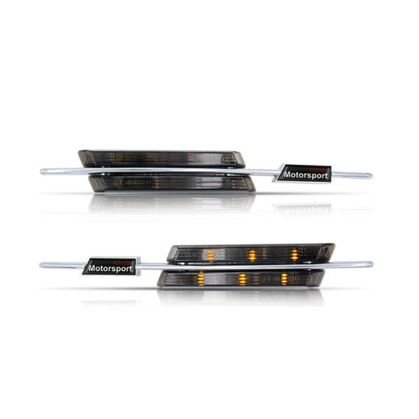 Led Seitenblinker Schwarz Blinker passend für BMW E46 E90 E91 E60 E61 E82 E87