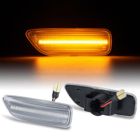 LED SEITENBLINKER passend für VOLVO S60 | S80 | V70 | XC70 | XC90 | KLARGLAS