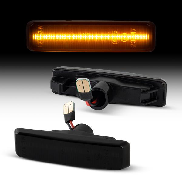 LED SEITENBLINKER passend für BMW E39 Limo + Touring | E39 | 1994-2004 | SMOKE