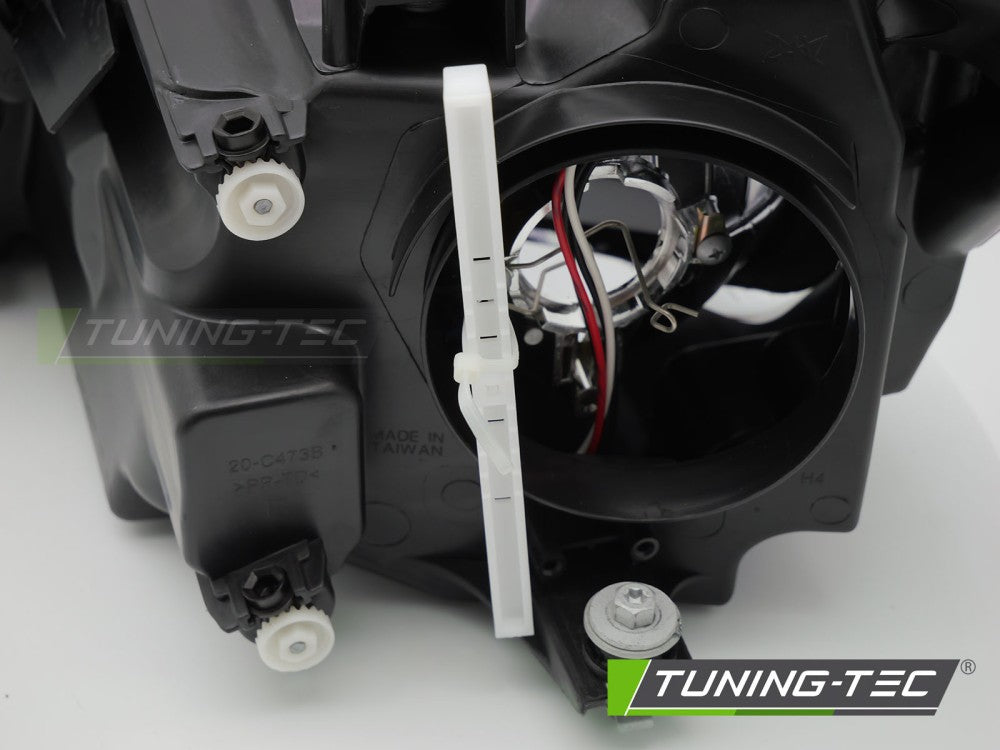 Scheinwerfer HEADLIGHT Schwarz rechte Seite H4 TYC passend für VW CADDY 11-14
