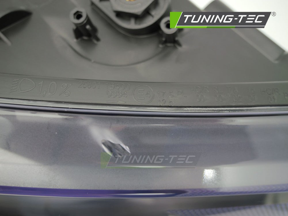 Scheinwerfer HEADLIGHT Schwarz rechte Seite H4 TYC passend für VW CADDY 11-14