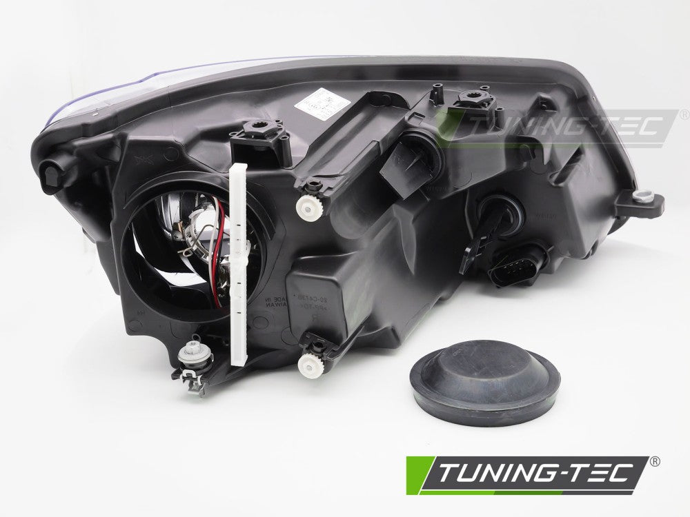 Scheinwerfer HEADLIGHT Schwarz linke Seite H4 TYC passend für VW CADDY 11-14