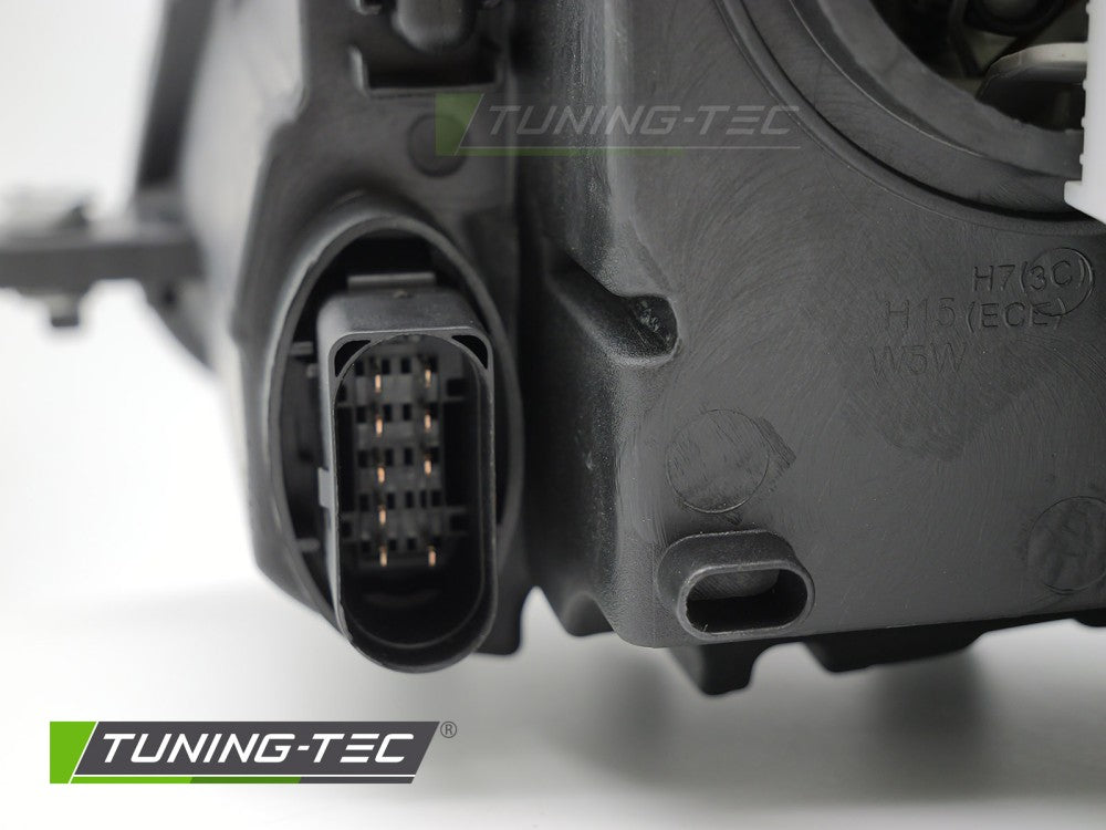 Scheinwerfer HEADLIGHT Schwarz rechte Seite H7 TYC passend für VW CADDY TOURAN 11-14