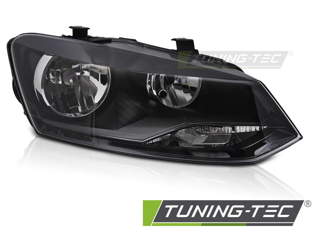 Scheinwerfer HEADLIGHT rechte Seite Schwarz H7 TYC passend für VW POLO 6R 09-14