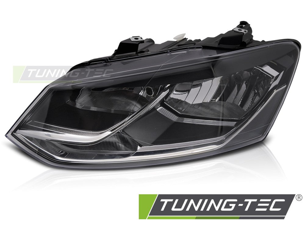 Scheinwerfer HEADLIGHT linke Seite Schwarz TYC passend für VW POLO 6R 14-17