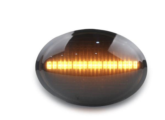 Led Seitenblinker Schwarz für alle passend für Fiat 500, 500C, 500L ab 2007-