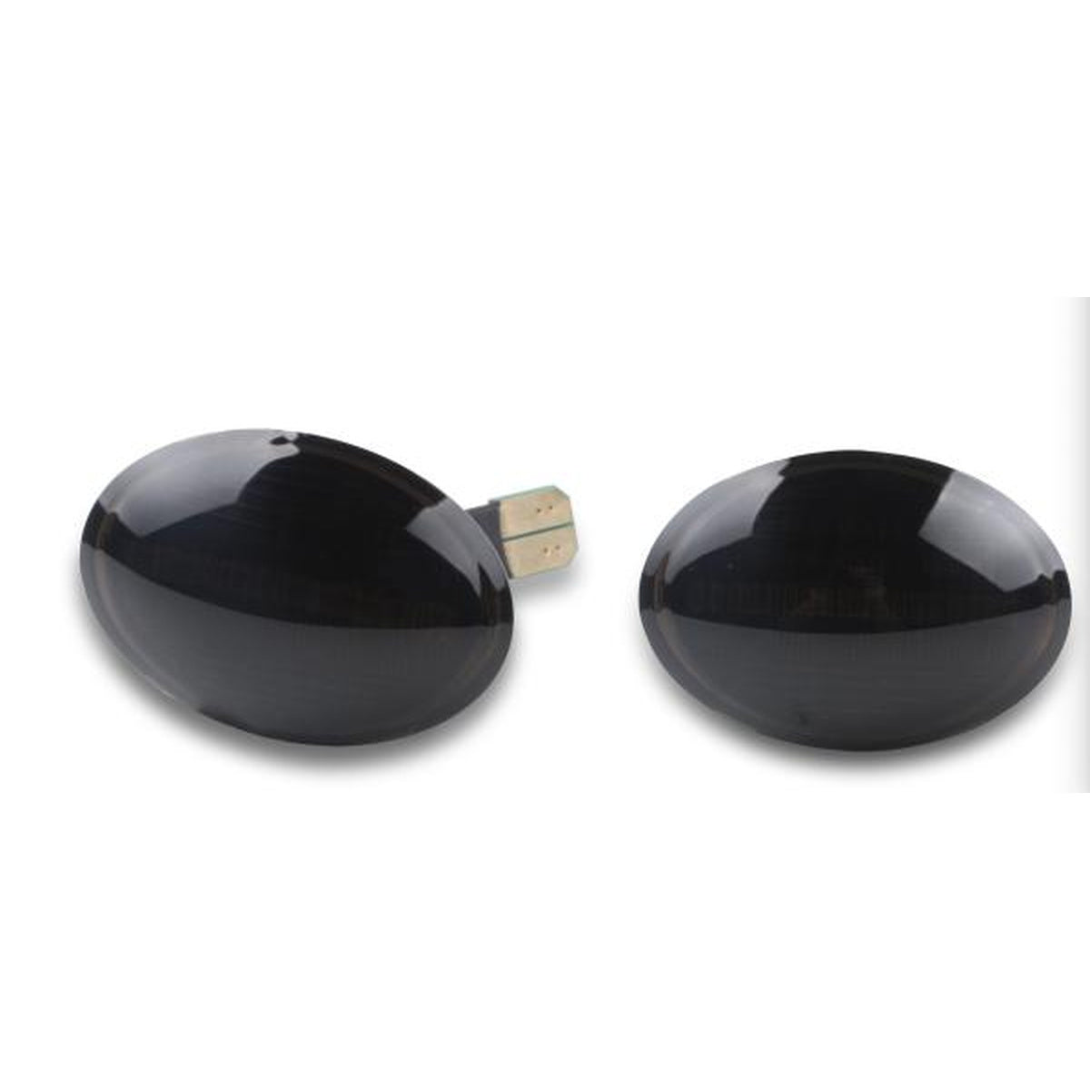 Led Seitenblinker Schwarz für alle passend für Fiat 500, 500C, 500L ab 2007-