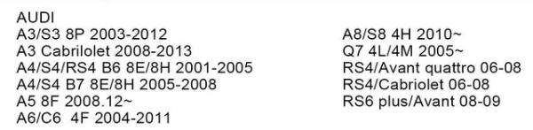 Led Kennzeichenbeleuchtung Kennzeichen kompatibel mit  Q7 8L