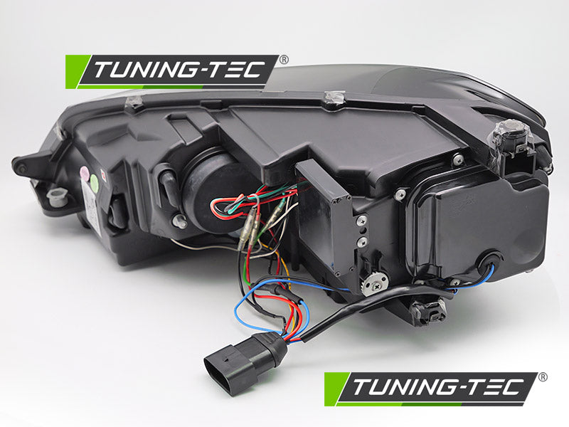 Scheinwerfer LIGHT SEQ Schwarz WITH Schwarz LINE passend für VW GOLF 7 13-17