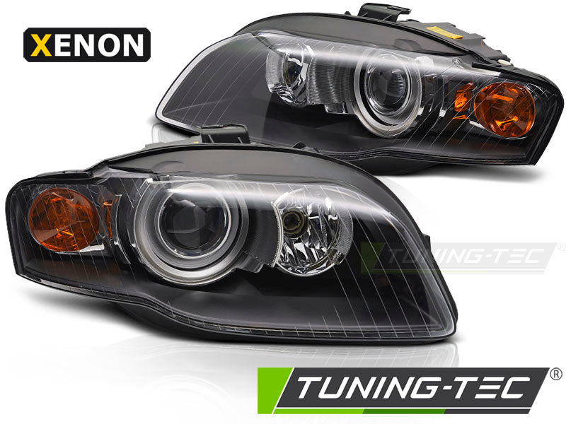 Scheinwerfer XENON Schwarz passend für AUDI A4 B7 04-08