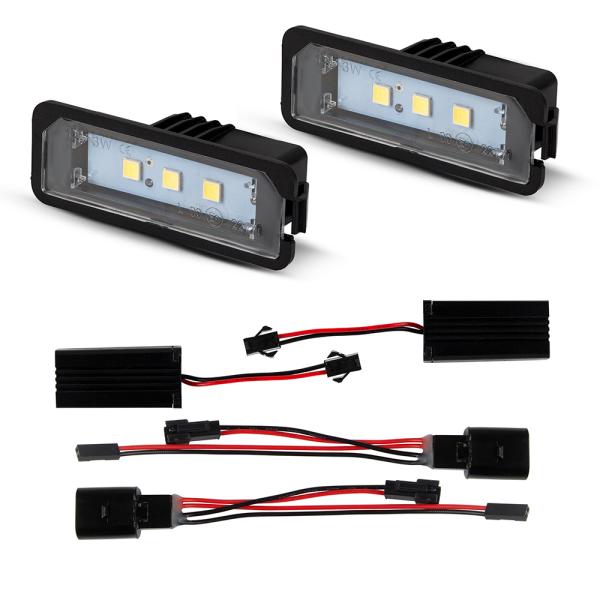 LED Kennzeichenbeleuchtung kompatibel mit Toledo IV (Typ KG3) - BJ 07/2012-04/2019