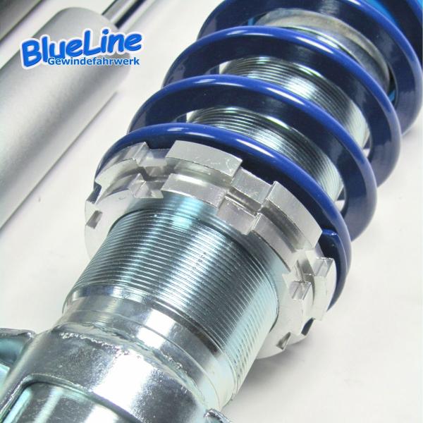 BlueLine Gewindefahrwerk passend für Volvo 850 inkl. Kombi-Modelle Typ LS, LW 2.0i, 2.5i, 2.5i 20V, 2.3i T 20V Baujahr 1991 - 1996, außer Fahrzeuge mit Allradantrieb passend für Volvo S70 und V70 Typ L 2.0, 2.4, 2.4T, 2.5, 2.5 20V, 2.5T, 2.5TDi, 2.5D B