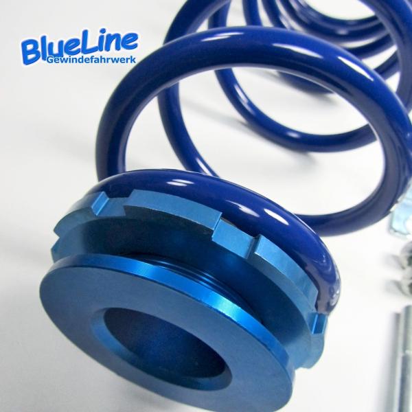 BlueLine Gewindefahrwerk passend für Volvo 850 inkl. Kombi-Modelle Typ LS, LW 2.0i, 2.5i, 2.5i 20V, 2.3i T 20V Baujahr 1991 - 1996, außer Fahrzeuge mit Allradantrieb passend für Volvo S70 und V70 Typ L 2.0, 2.4, 2.4T, 2.5, 2.5 20V, 2.5T, 2.5TDi, 2.5D B