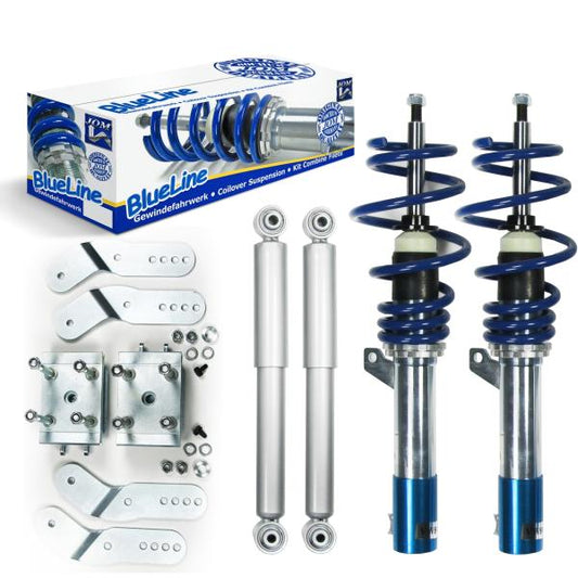 BlueLine Gewindefahrwerk passend für VW Caddy 3 (2KA / 2KB) 1.9TDi / DSG, 2.0TDi / DSG ab Baujahr 2004, außer bei Modellen mit Allradantrieb