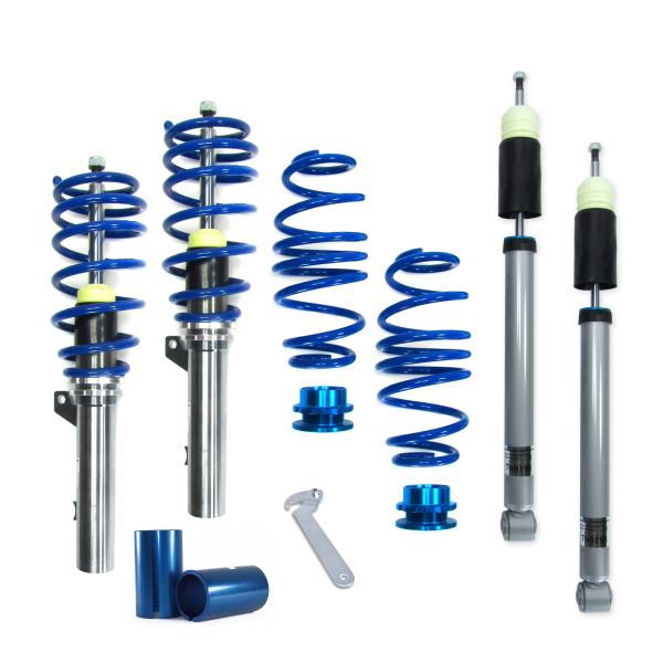 BlueLine Gewindefahrwerk passend für Skoda Octavia Limo und Kombi (5E) 1.2 TSI, 1.4 TSI ab Baujahr 2012 nur passend bei Fahrzeugen mit Verbundlenker