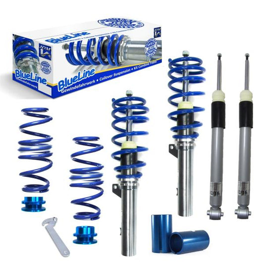 BlueLine Gewindefahrwerk HA Mehrlenker Multilink passend für Skoda Octavia IV (NX) 1.4 TSI/ 1.5 TSI/ 2.0 TSI/ 2.0 TDI, 2020-, (Achslast VA 1100 kg) nur passend bei HA Mehrlenker (Multilink), Gewinde/ Feder
