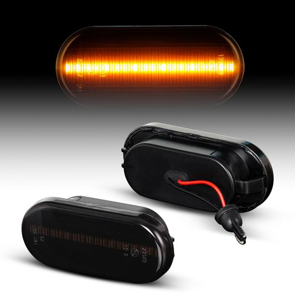 Led Seitenblinker Schwarz passend für VW Caddy 2 + 3 Passat 35i 3B 3BG T5