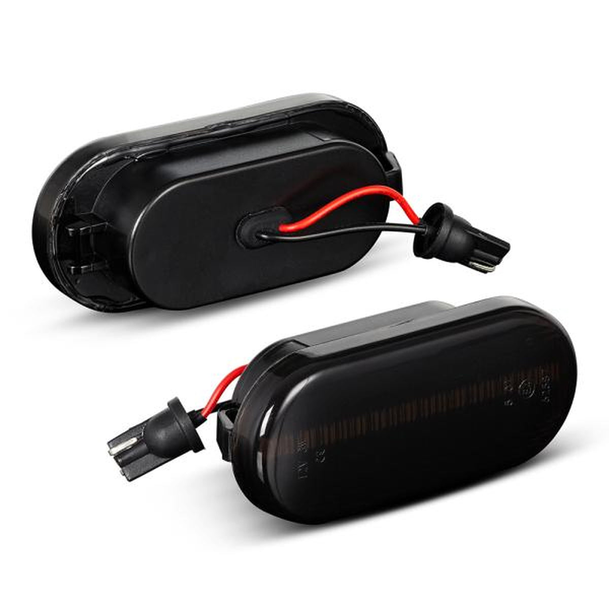 Clignotants latéraux LED noirs pour Amarok, Polo 6N, 9N, Sharan, Up, Golf, Passat