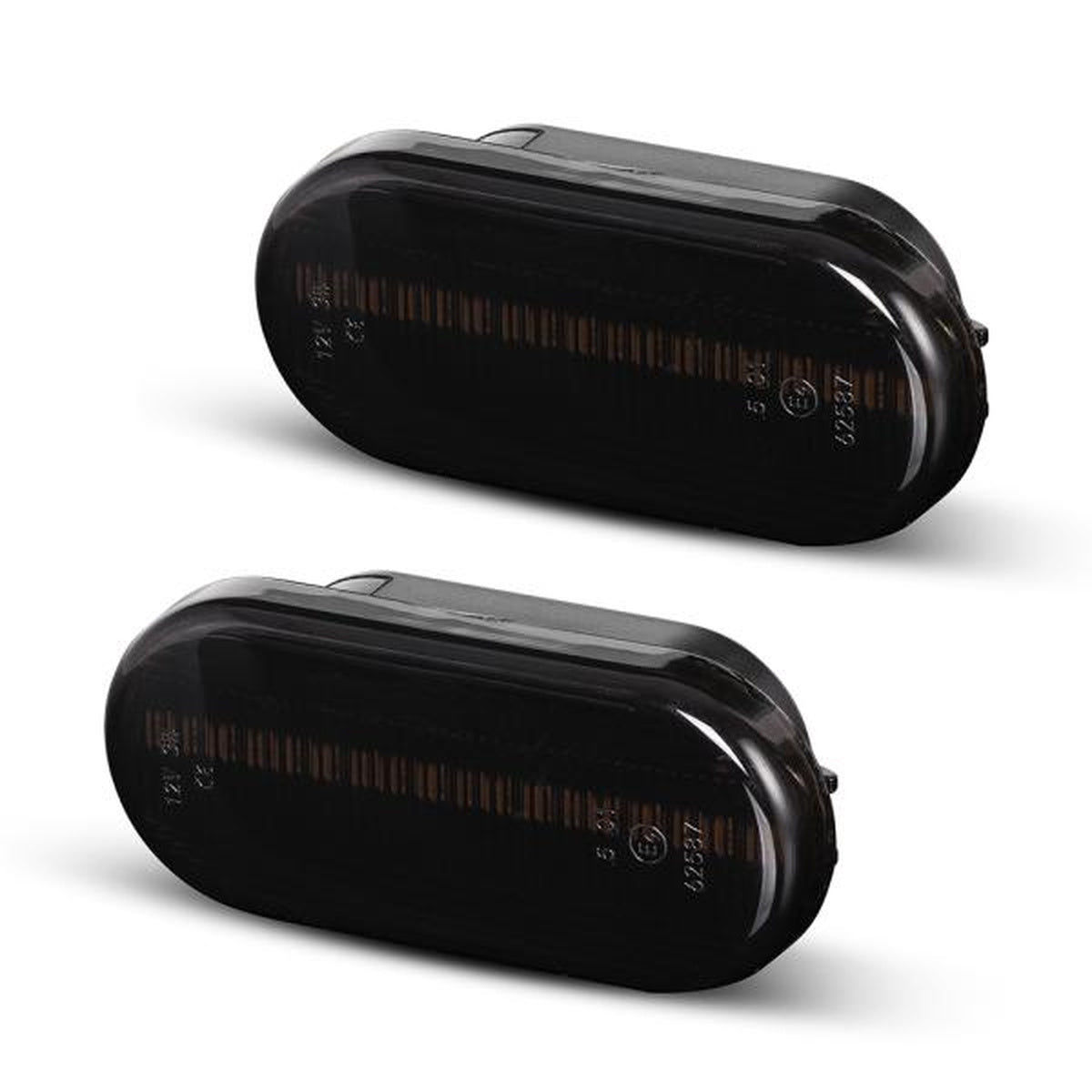 Clignotants latéraux LED noirs compatibles avec VW Caddy 2 + 3, Passat 35i, 3B, 3BG, T5