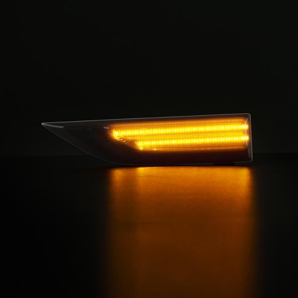 LED SEITENBLINKER SCHWARZE LED Seitenblinker passend für VW Bus Transporter T6 Bulli