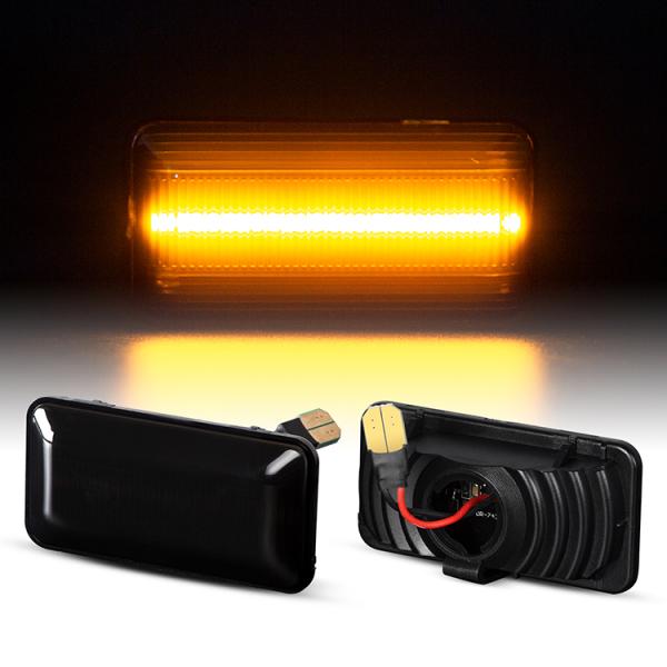 LED SEITENBLINKER Schwarz passend für VW GOLF 3 VENTO PASSAT + SEAT IBIZA