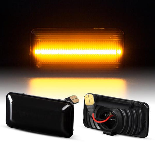 LED SEITENBLINKER Schwarz passend für VW GOLF 3 VENTO PASSAT + SEAT IBIZA