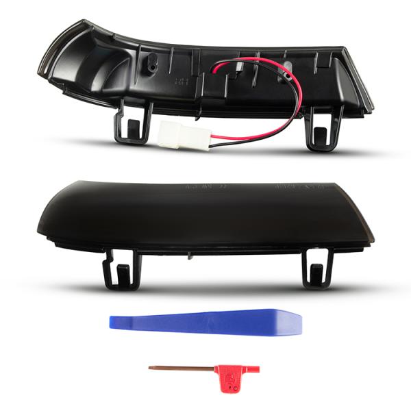 LED Spiegel Blinker Schwarz Smoke passend für VW Golf 5 Eos Passat 3C Jetta 3 SCHWARZ
