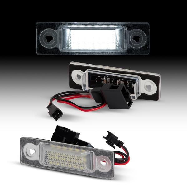 LED Kennzeichenbeleuchtung passend für Seat Alhambra | Typ 7V | BJ 2000-2010 für VW Sharan | Typ 7M9 | BJ 2000-2010