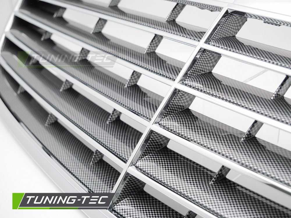 Sportgrill Chrom/Carbon-Look passend für Mercedes S-CLASS W220 02-05