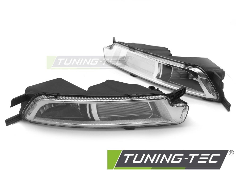 Nebelscheinwerfer DAYTIME RUNNING LIGHTS CLEAR passend für VW PASSAT B8 14-19 SEDAN / VARIANT