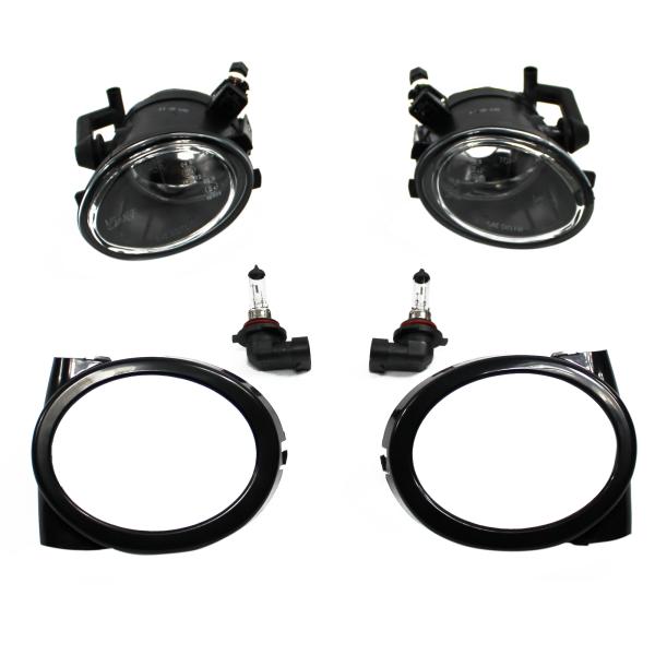 Nebelscheinwerfer Klarglas mit Rahmen passend für BMW E46 M3 Baujahr 1998- 2007 und E39 M5 Baujahr 1998-2005